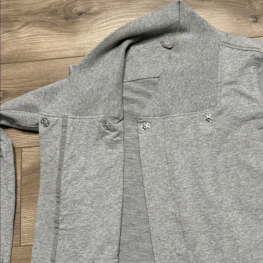 Lululemon Coast Wrap Heathered Medium Grey Jacket‎ Size 6